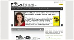 Desktop Screenshot of ethicalsystems.org